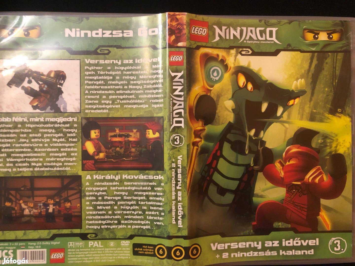 Ninjago A Spinjitzu mesterei DVD