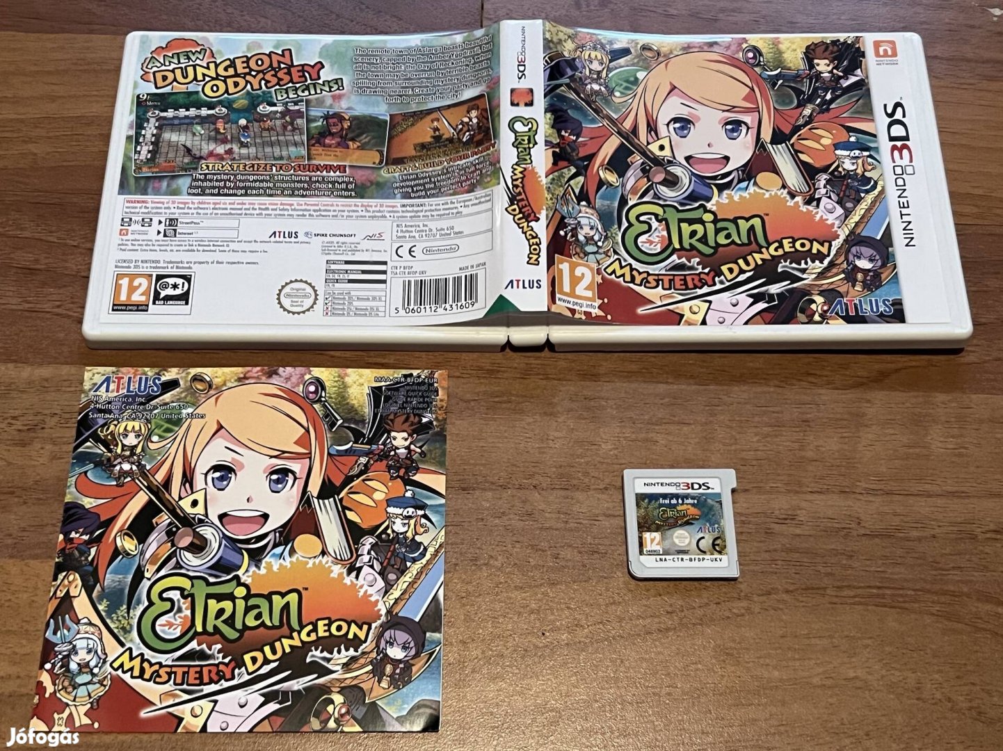 Nintendo 3DS Etrian Mystery Dungeon - Velence, Nintendo konzol és ...