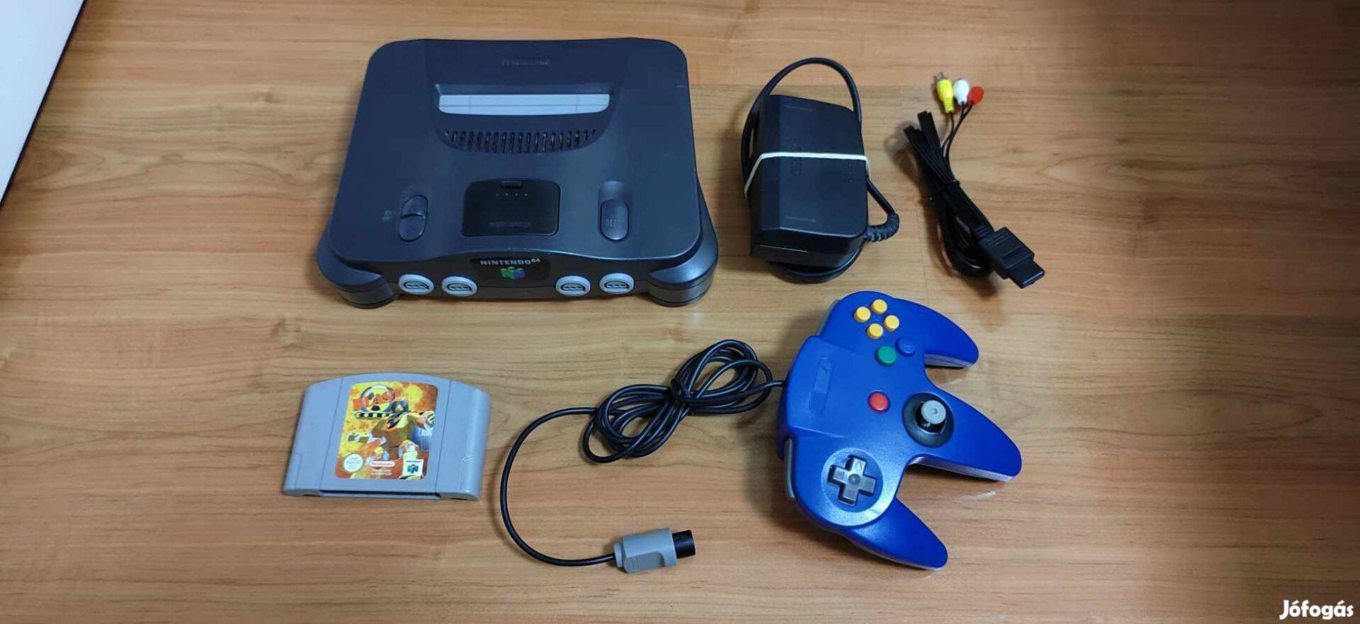Nintendo 64 játékkonzol + 1db kazetta Foxpost az árban!