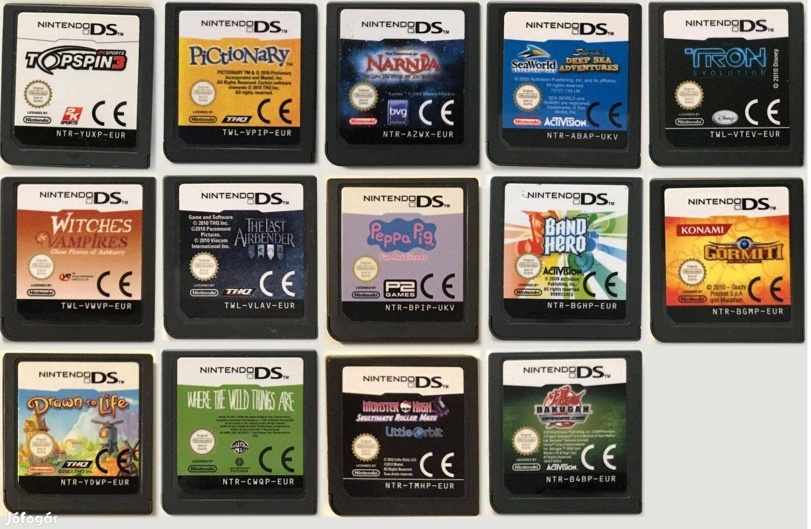 Nintendo DS/3DS játékok ( '-' ) Ft/db