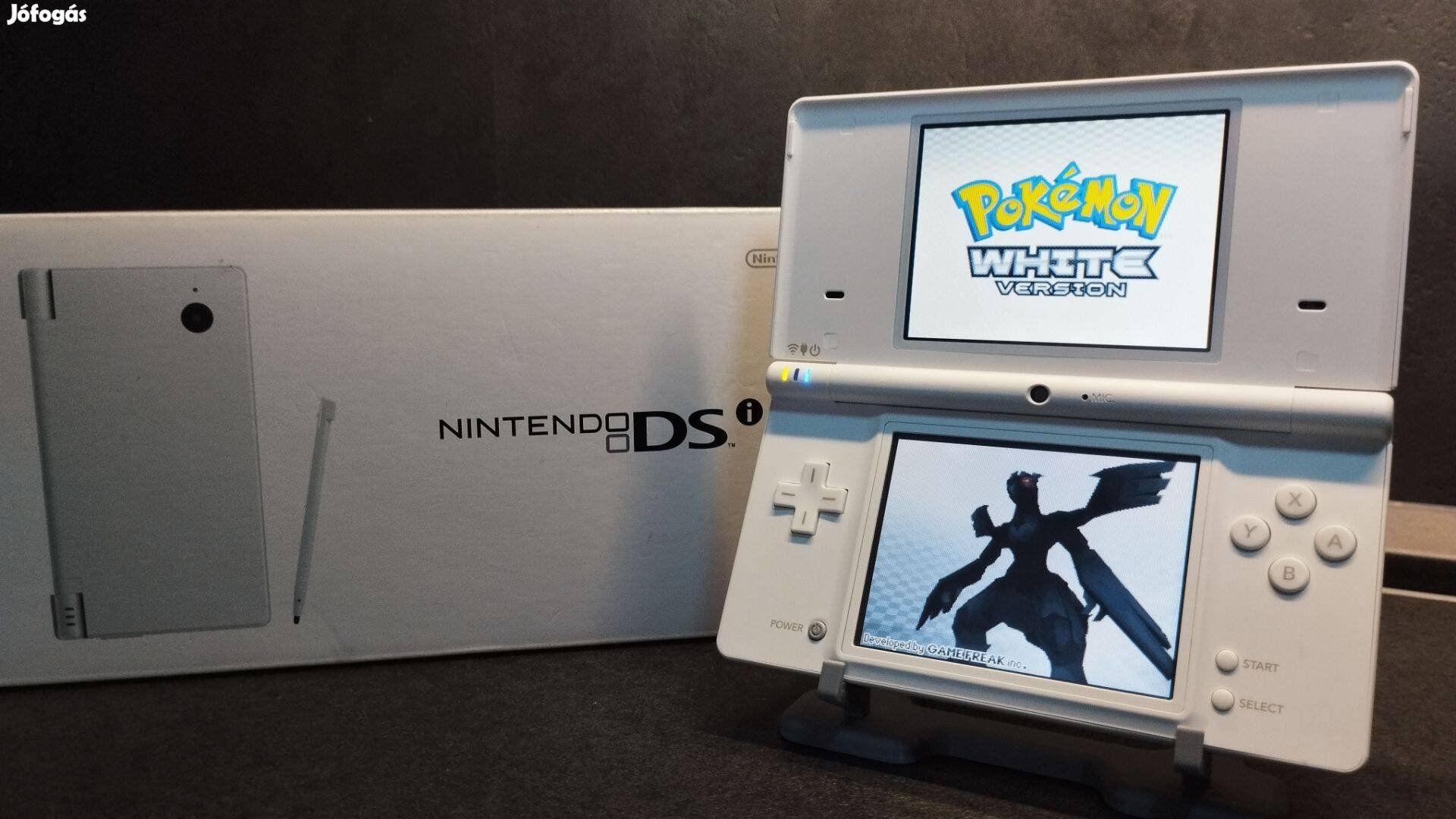 Nintendo DSi fehér dobozos 32 GB - gyűjtői állapot - Twilight Menü ++