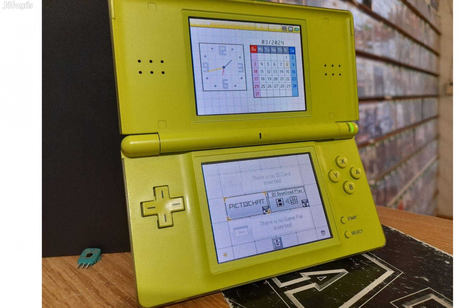 Nintendo Ds LIte Green Light a Playbox Co-tól