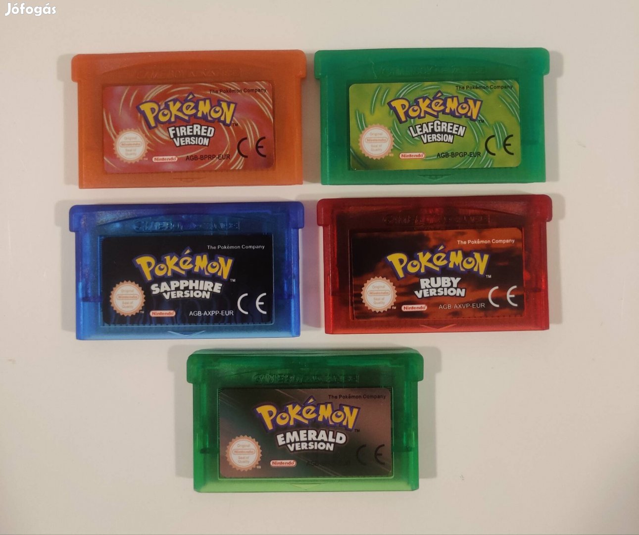 Nintendo Game Boy Advance GBA Pokémon Bootleg játékok