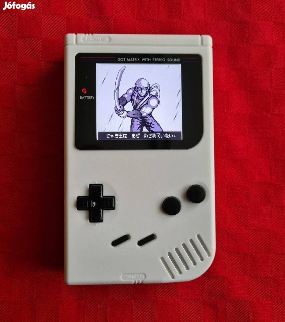 Nintendo Game Boy IPS mod (Funnyplaying) gameboy konzol handheld ninte