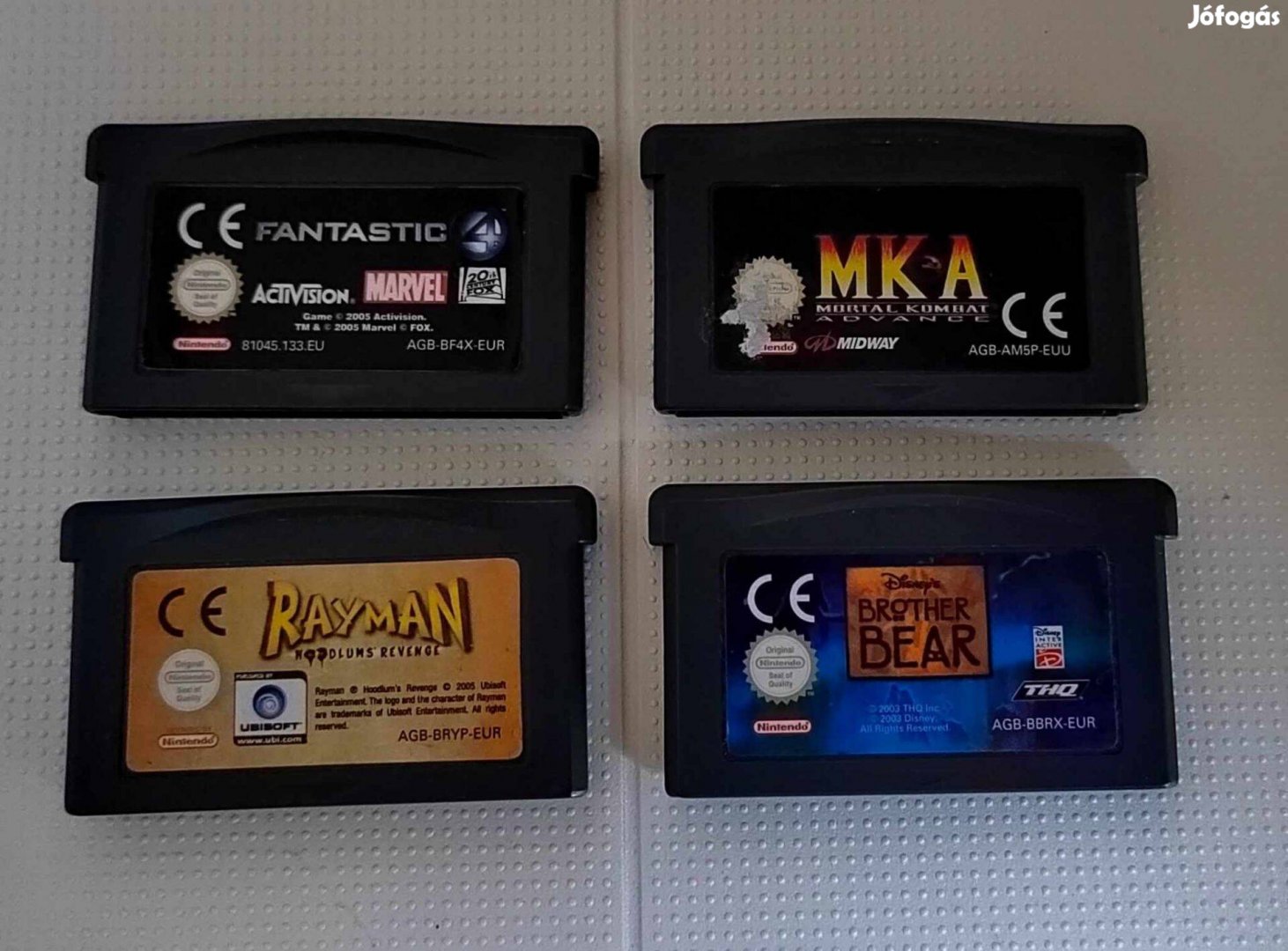 Nintendo Gameboy Advance játékok egyben (Mortal Kombat, Rayman stb)