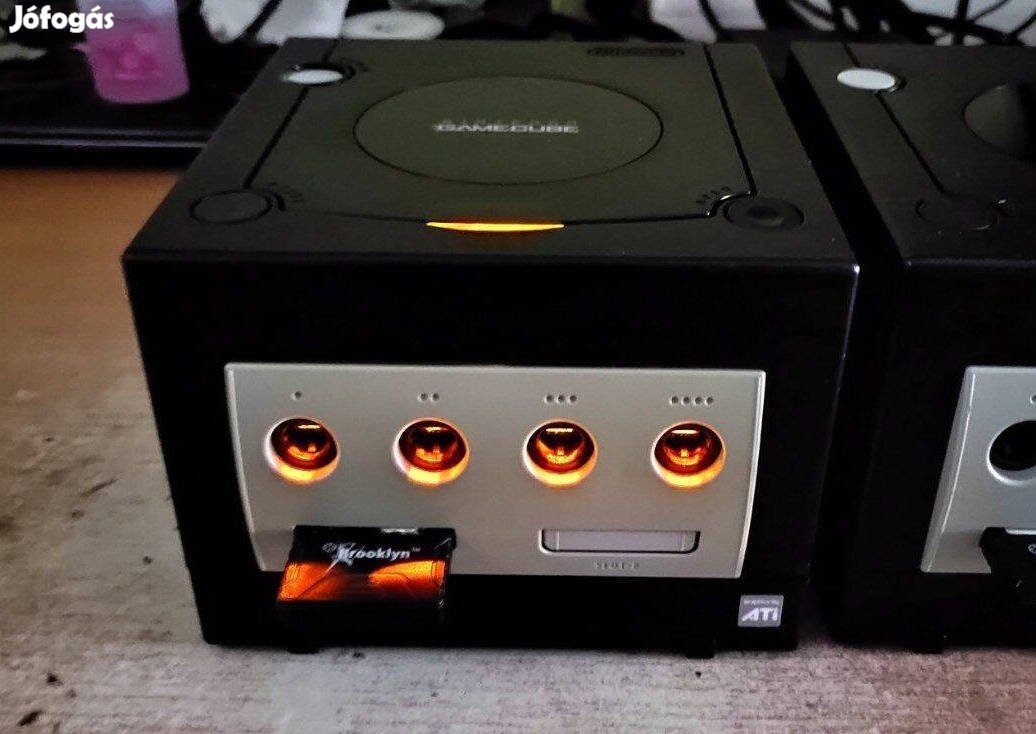 Nintendo Gamecube Picoboot 64GB (42db játékkal) + LED mod