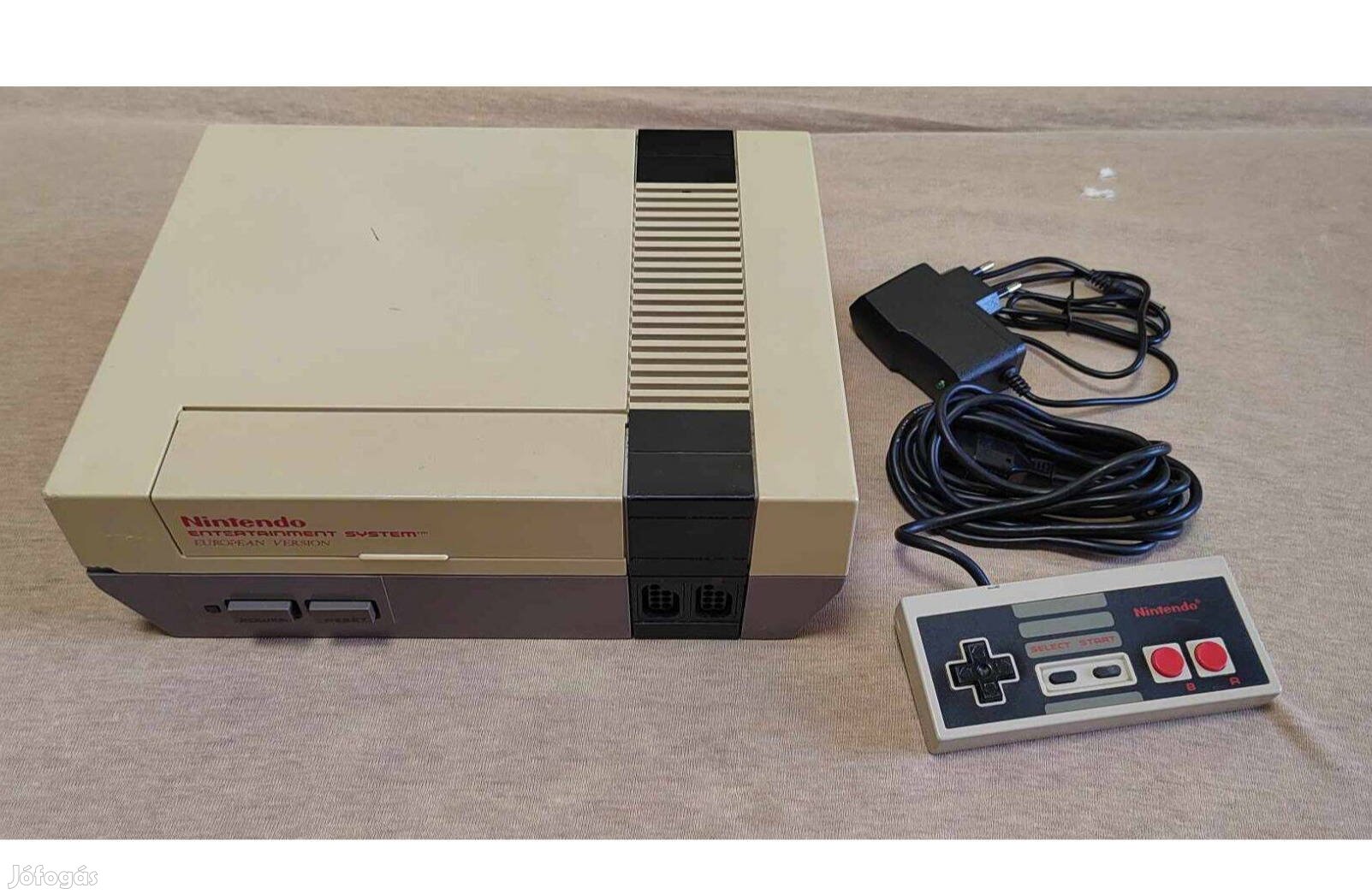 Nintendo NES 1985 + kontroller + tápegység