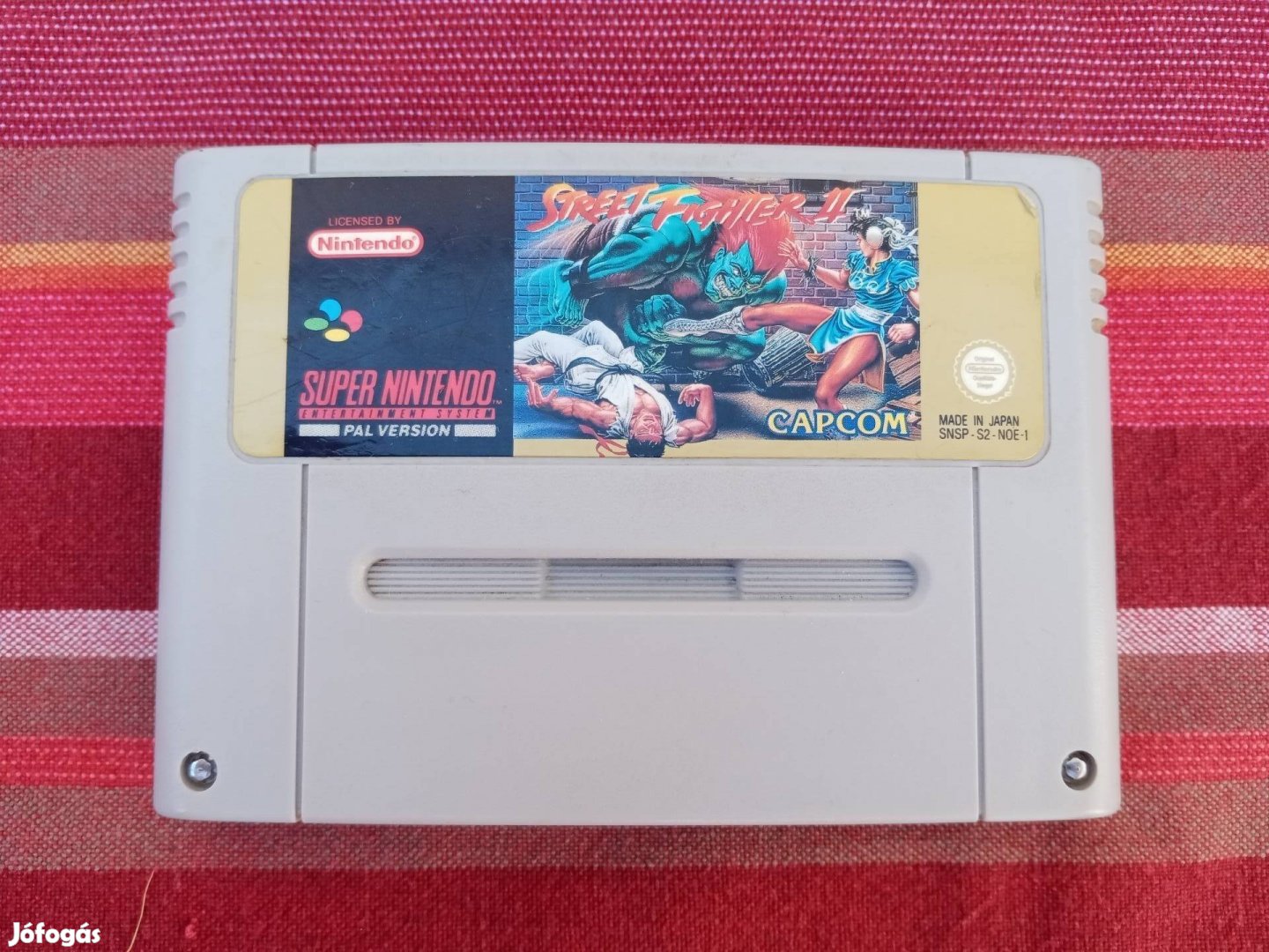 Nintendo Snes Street Fighter II játék 