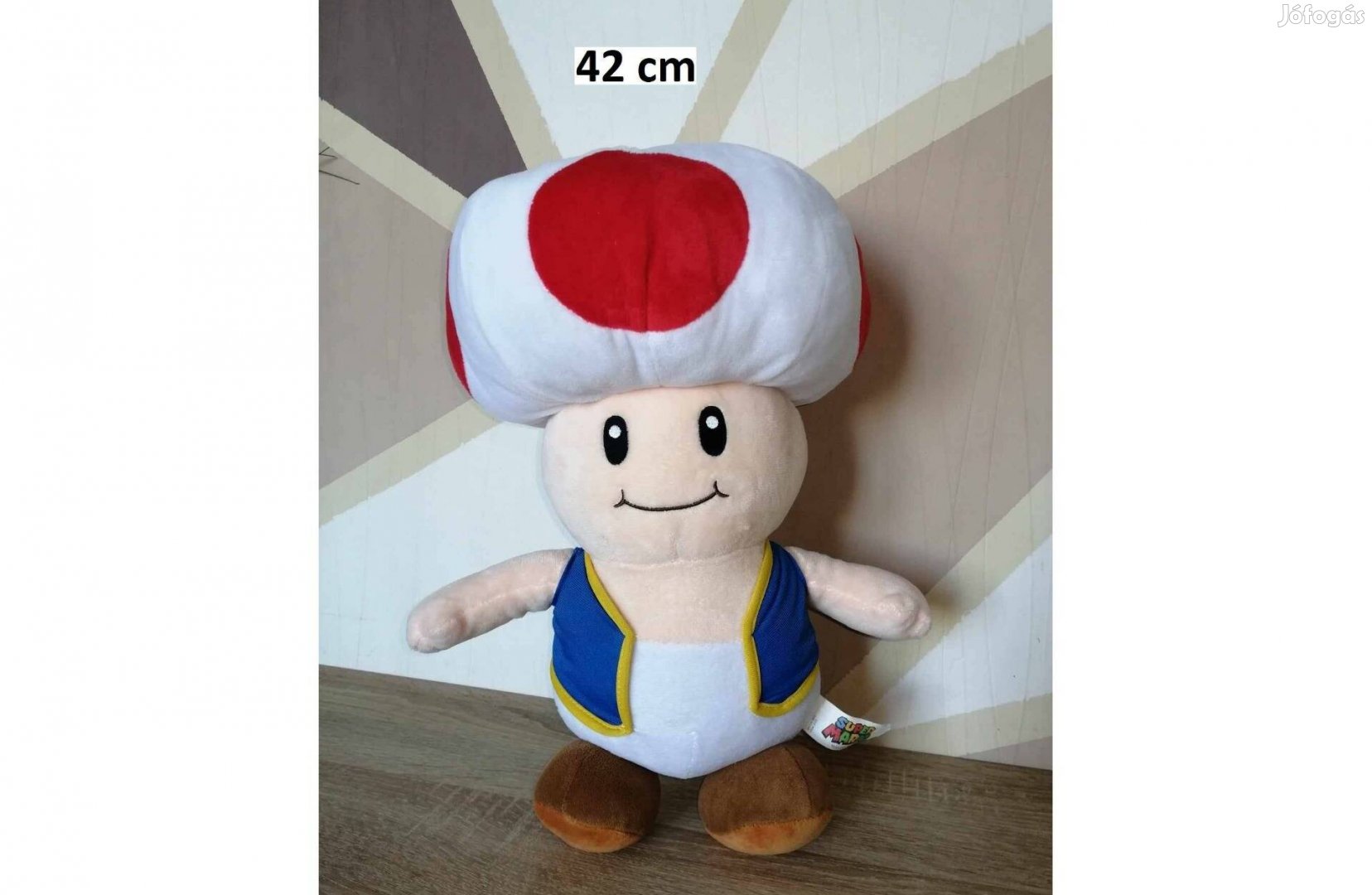 Nintendo Super Mario Toad plüss 42 cm