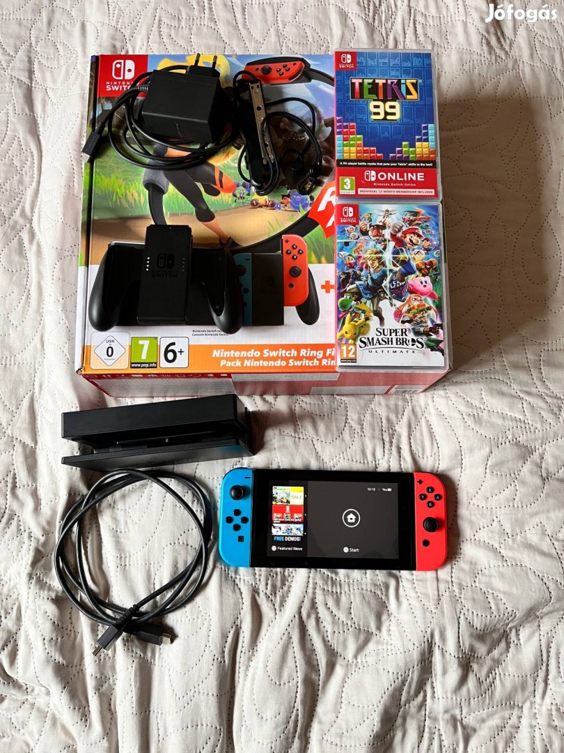 Nintendo Switch 128GB sd