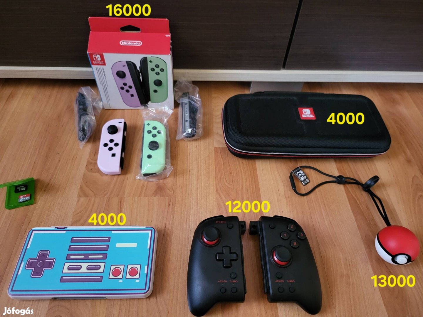 Nintendo Switch 2DS new 3DS XL tartozék Joycon tok Pokéball Horipad