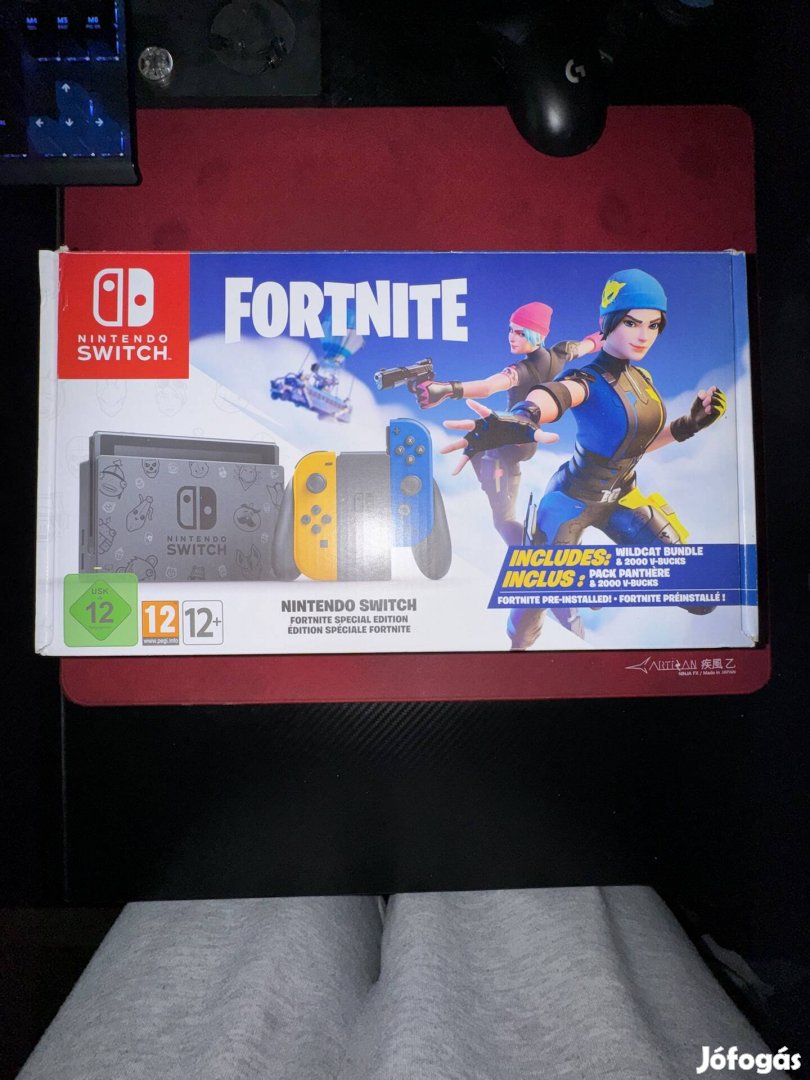 Nintendo Switch Console Fortnite Wildcat Bundle Limited Edition