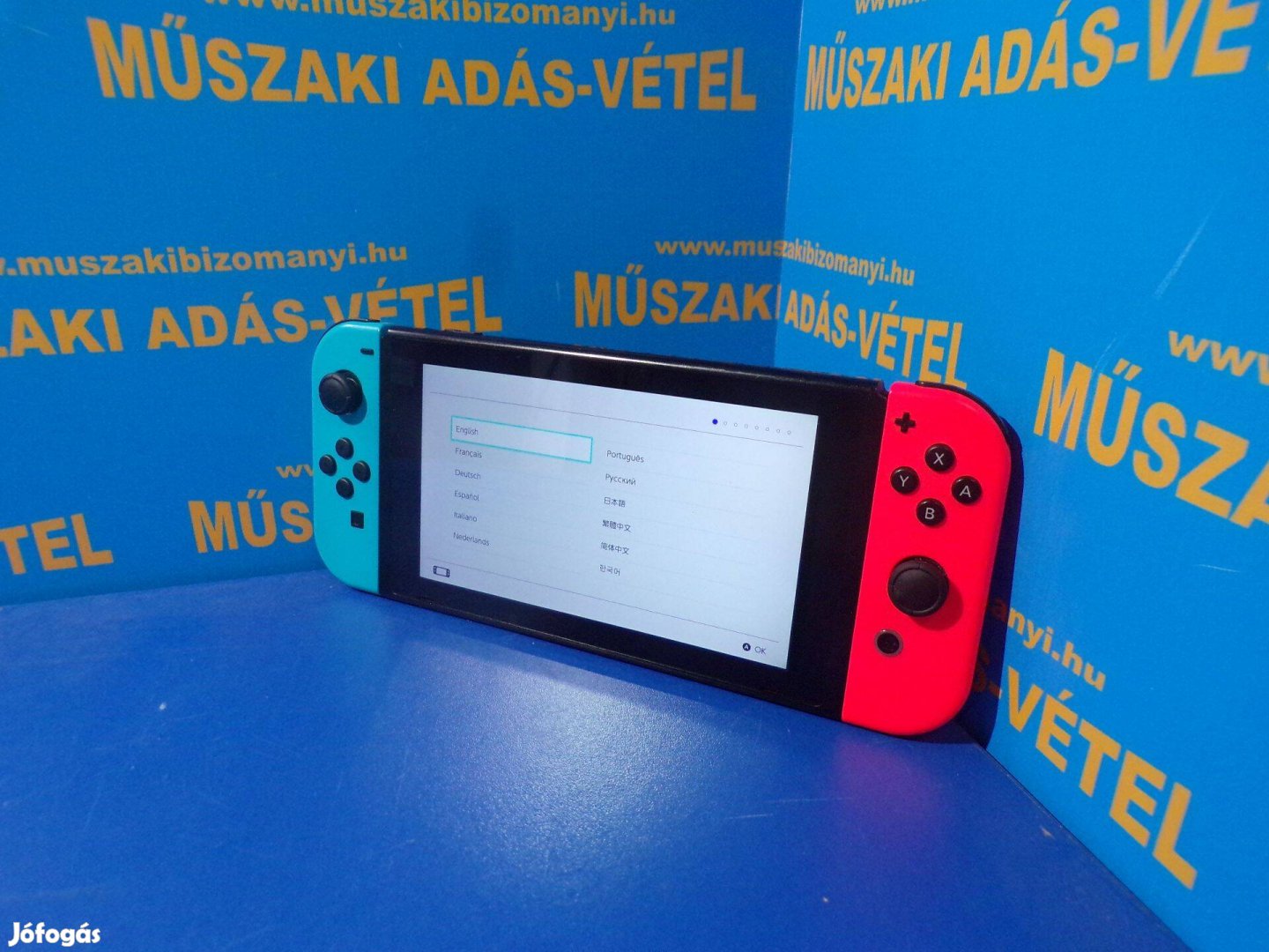 Nintendo Switch HAC-001 Játékkonzol jótállással Dokkoló Nincs a géphez