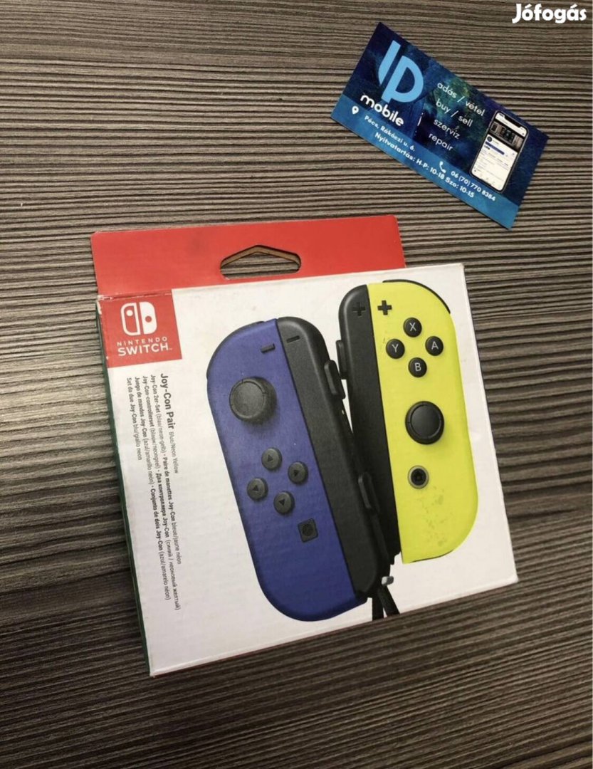 Nintendo Switch Joy-Con Pair, Új-Bontatlan, Garancia