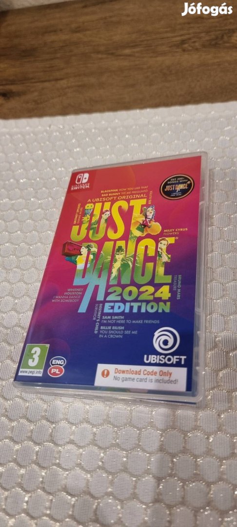 Nintendo Switch Just Dance 2024 játék tok + kód