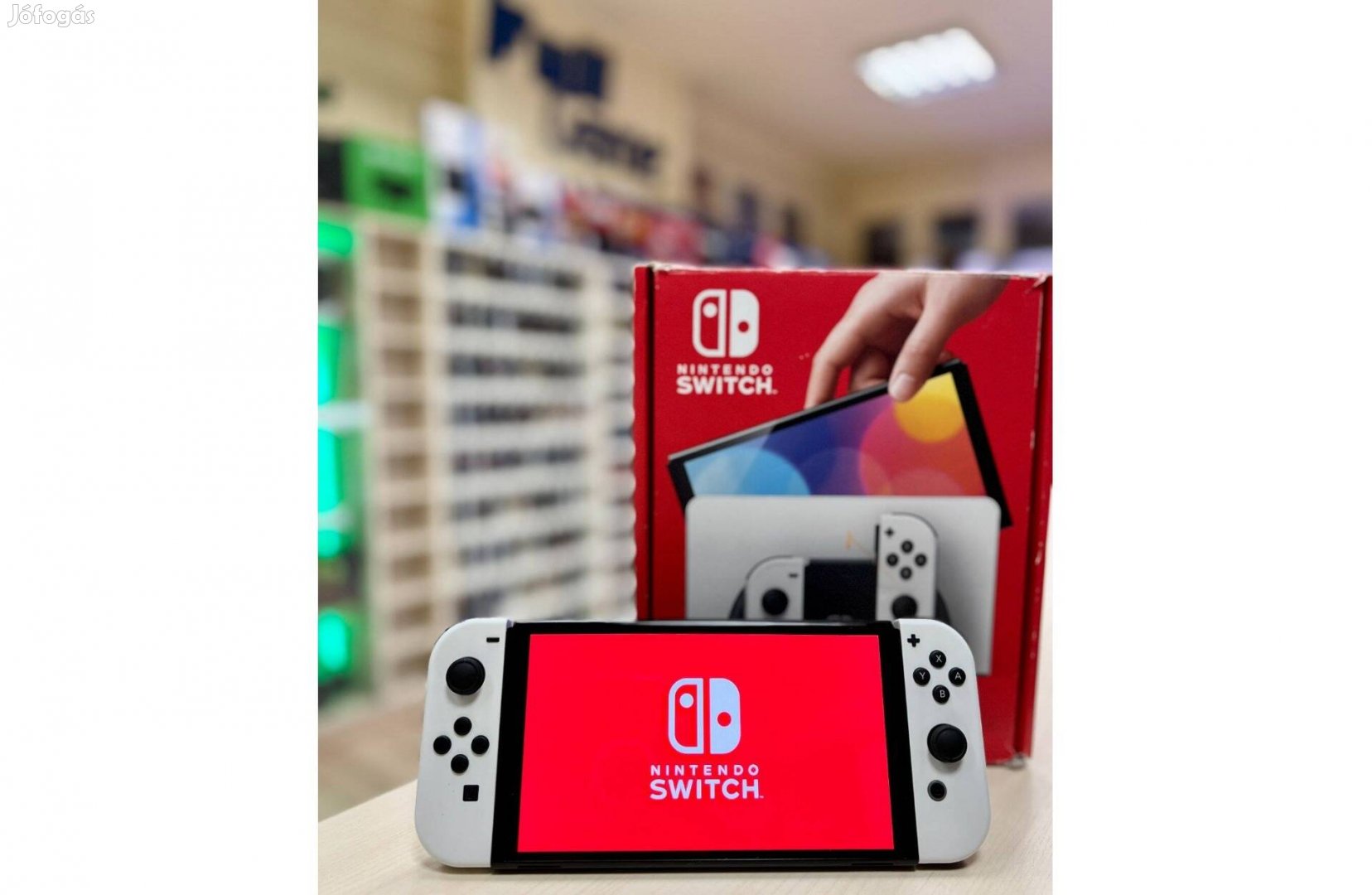 Nintendo Switch Oled 6 hónap garanciával videojáték üzletből