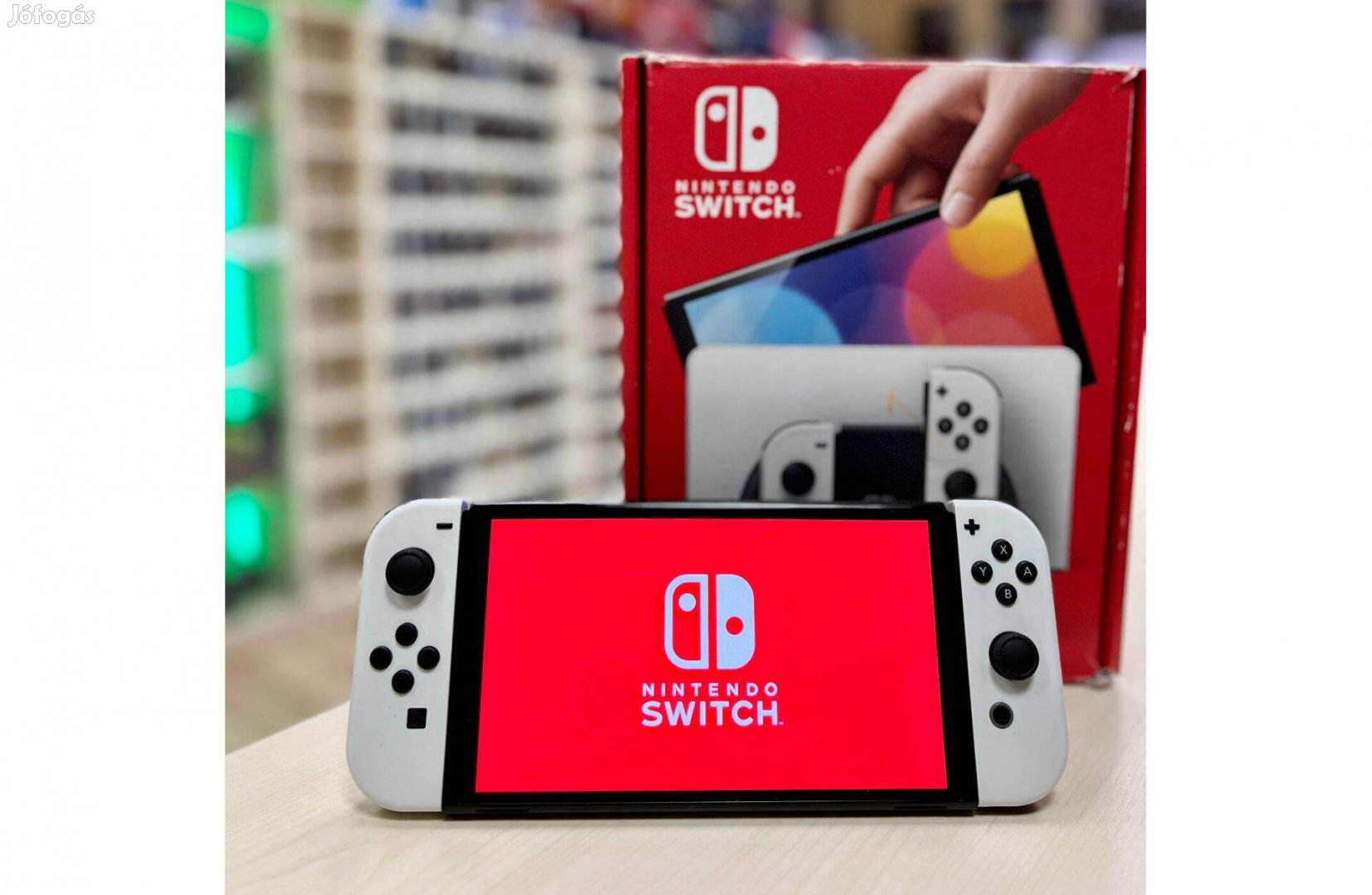 Nintendo Switch Oled model szép állapotban, garanciával boltból