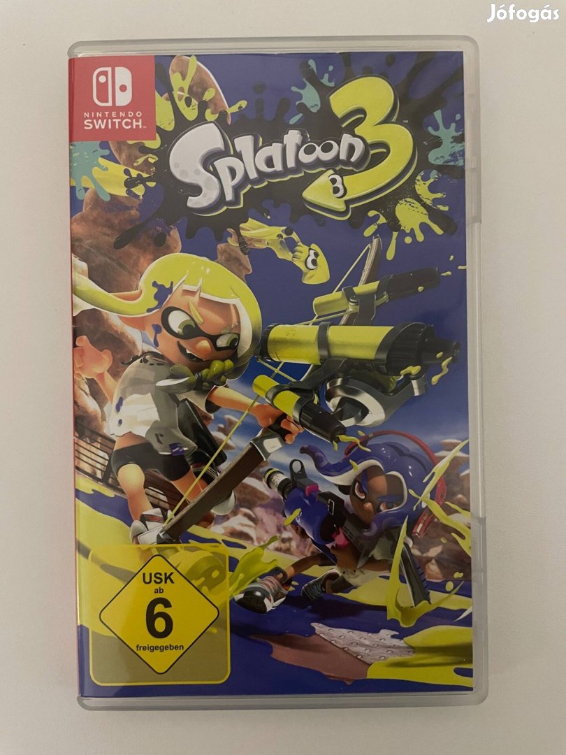 Nintendo Switch Splatoon 3 játék eladó, lényegében Új