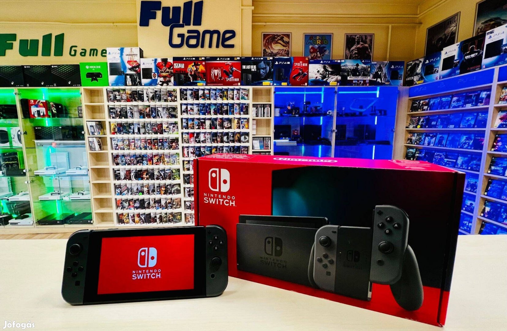 Nintendo Switch V2 garanciával videojáték boltból