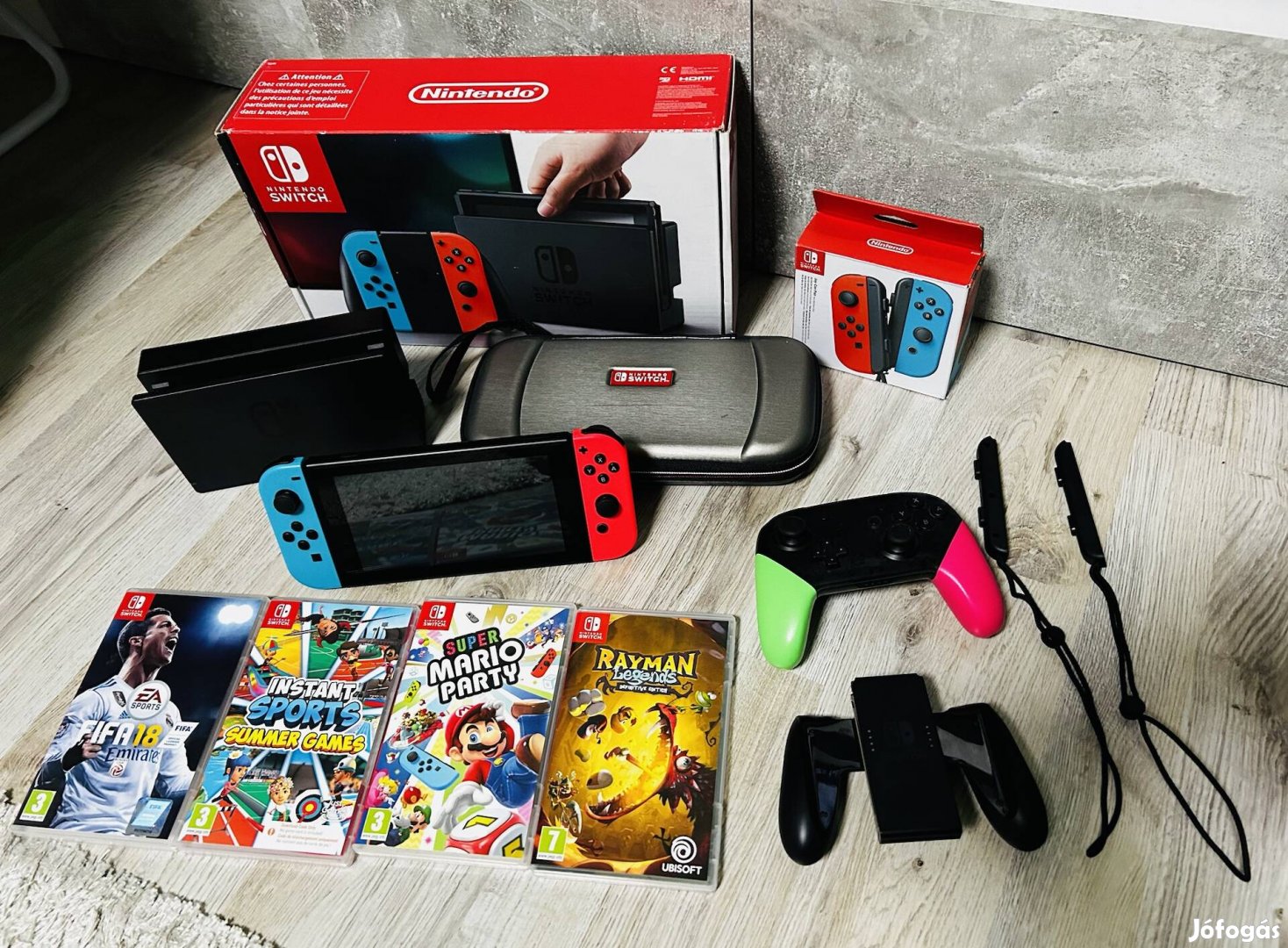 Nintendo Switch (Játékokkal, tartozékokkal) 