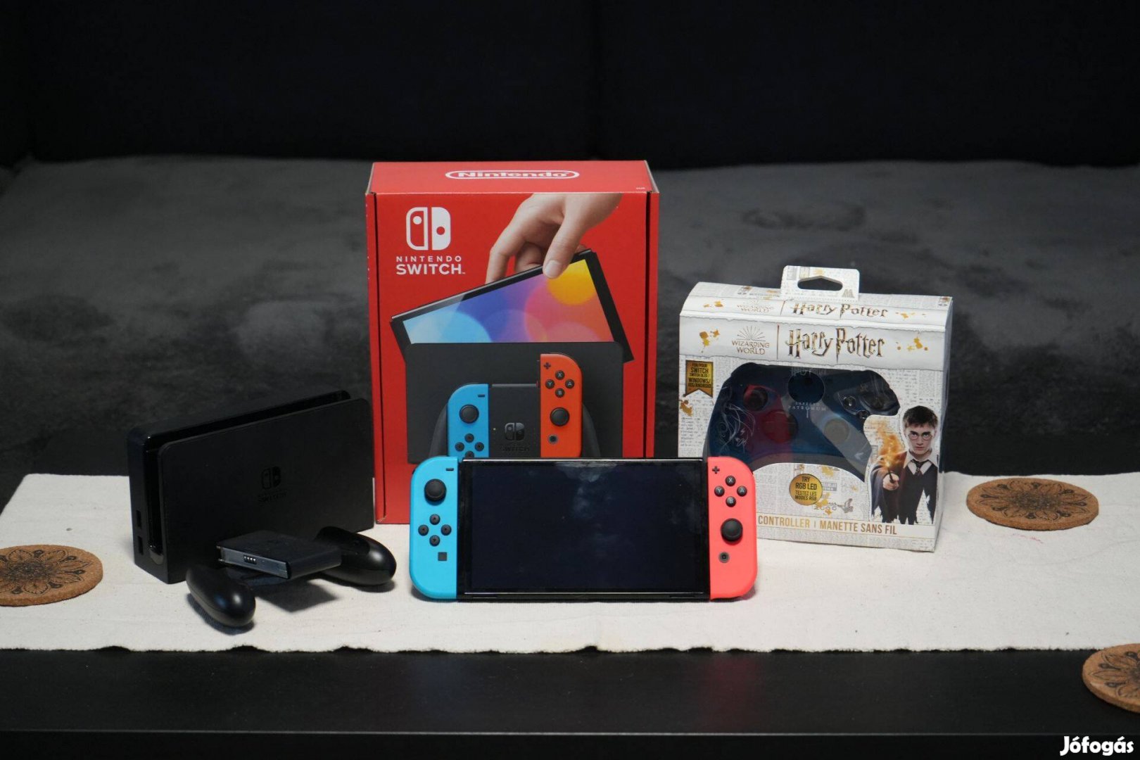 Nintendo Switch (OLED-Model) Piros-Kék