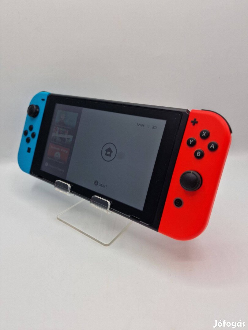 Nintendo Switch konzol (HAC-001), Neon Red/Blue, 1 év garancia