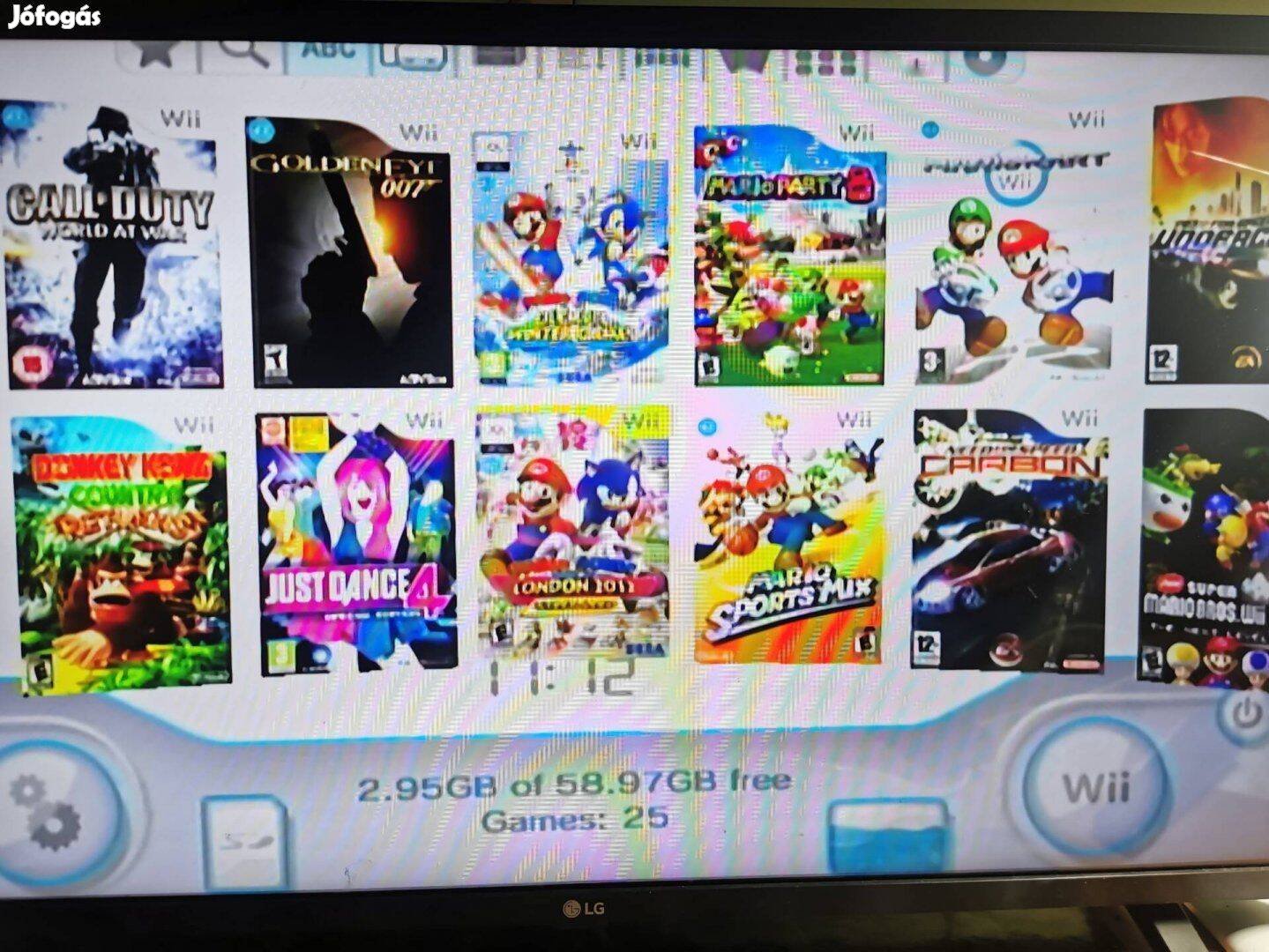 Nintendo Wii 25 játékkal