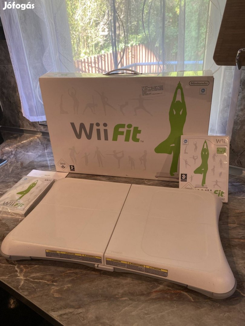 Nintendo Wii Fit balance board + lemez