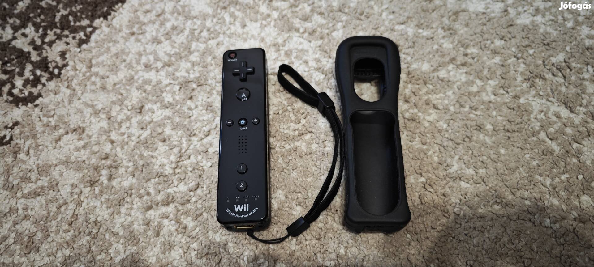 Nintendo Wii Motionplus kontroller fekete