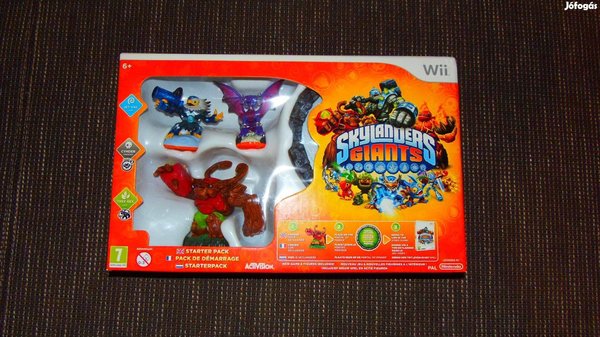 Nintendo Wii Skylanders Giants Konzol játék (starter pack, Új)