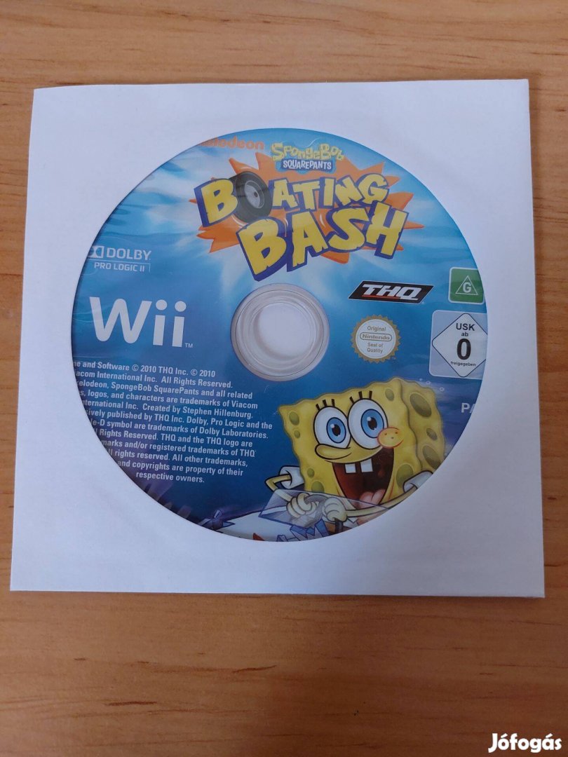 Nintendo Wii Spongebob Boating Bash