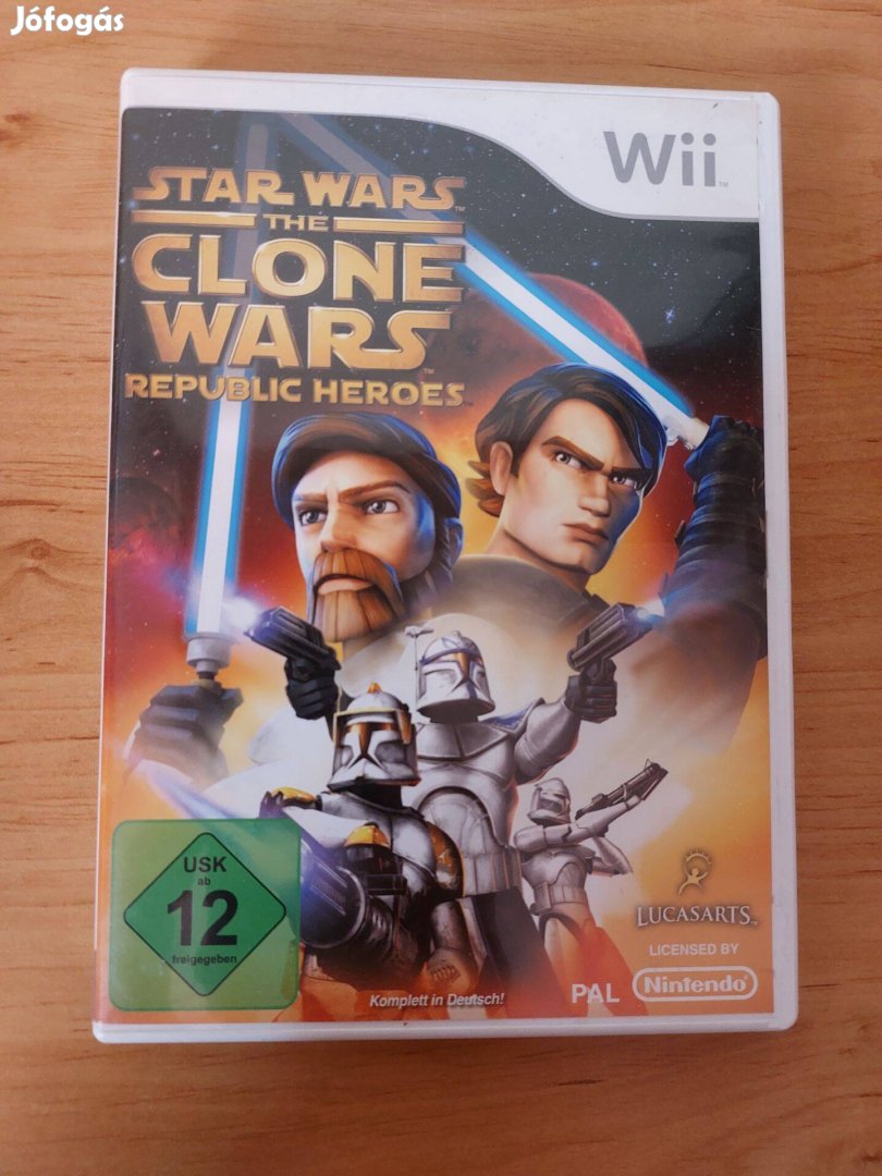 Nintendo Wii Star Wars The Clone Wars Republic Heroes játék