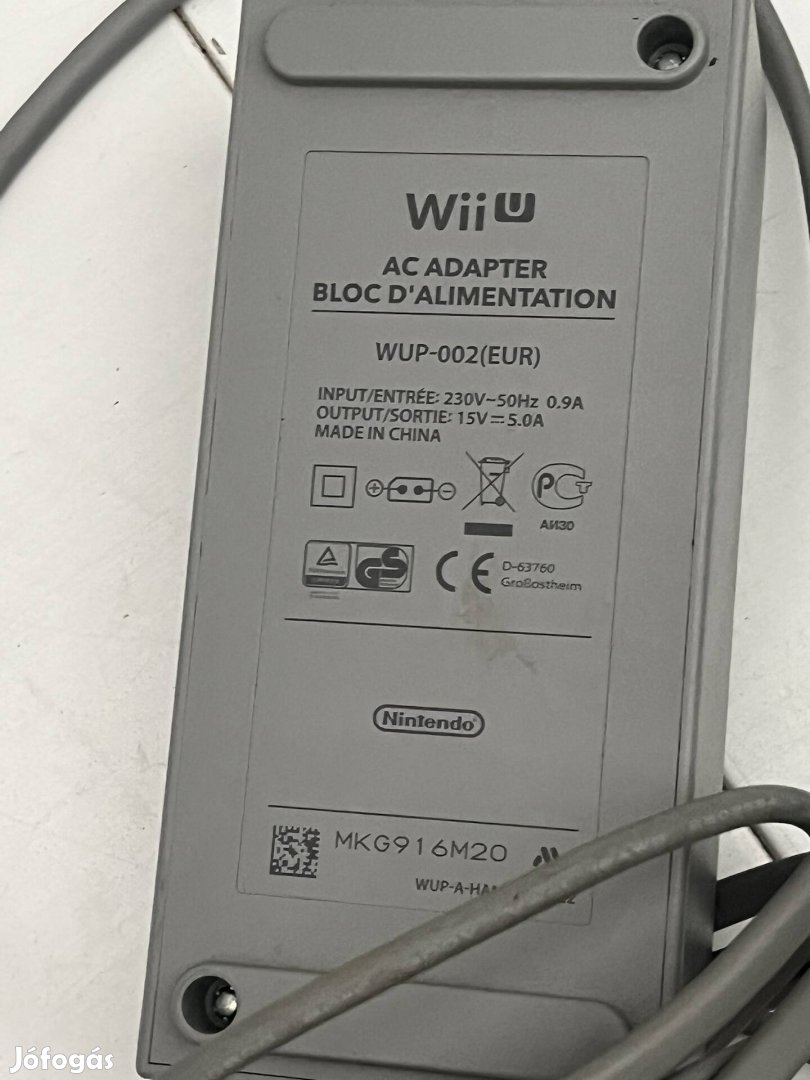 Nintendo Wii U Adapter tápegység Wup-002(eur)