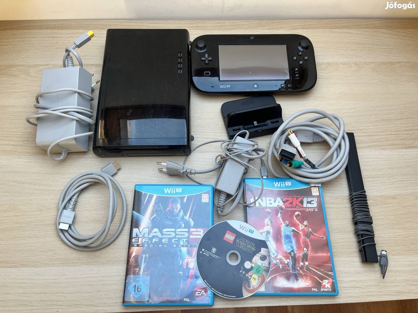 Nintendo Wii U Premium 32GB konzol játék Mass Effect 3