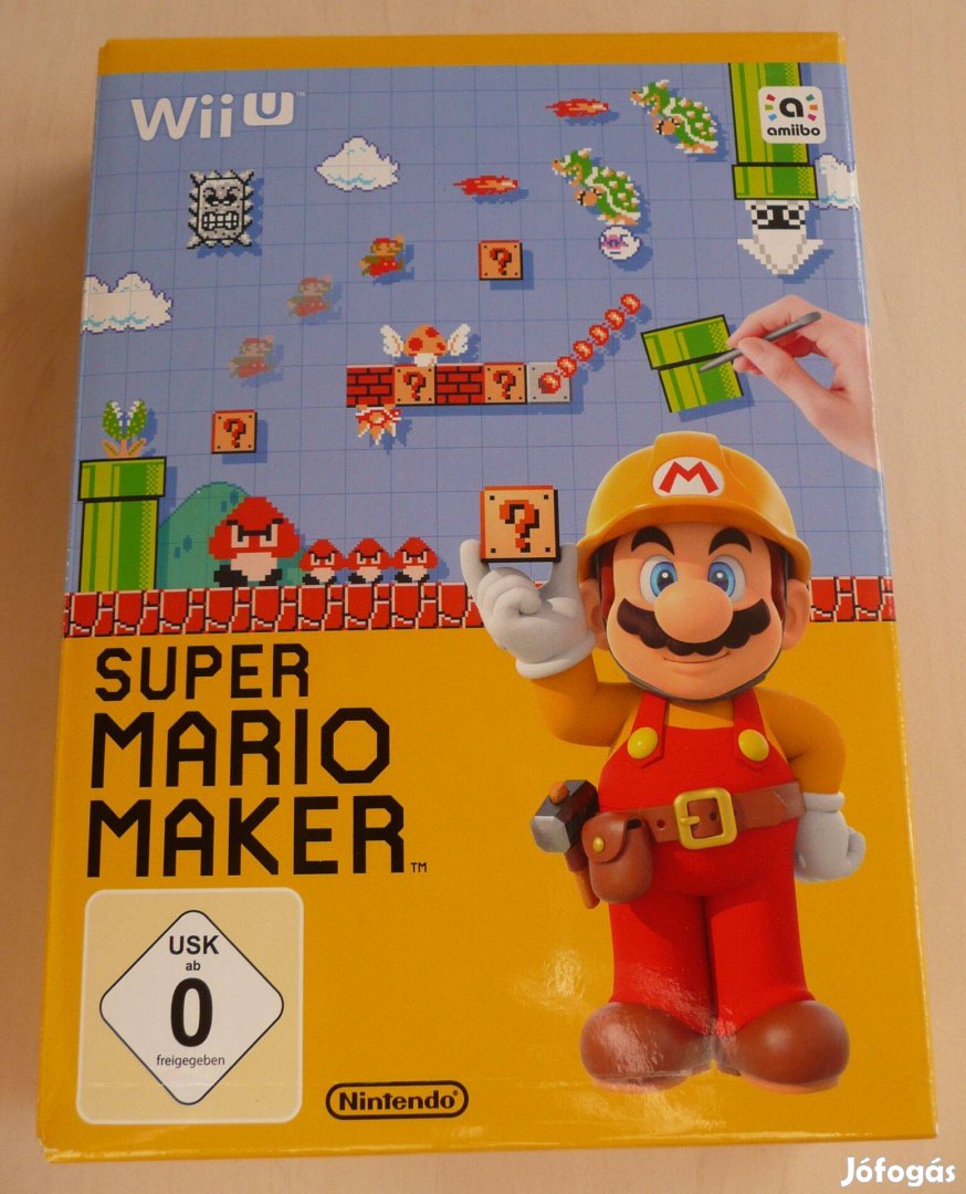 Nintendo Wii U Super Mario Maker Játék Könyvvel