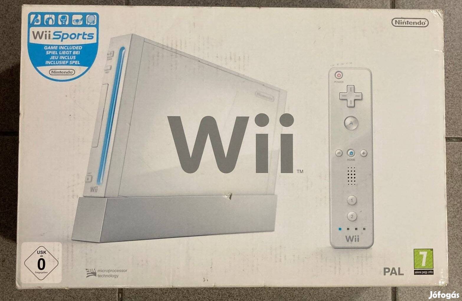 Nintendo Wii gyári dobozban