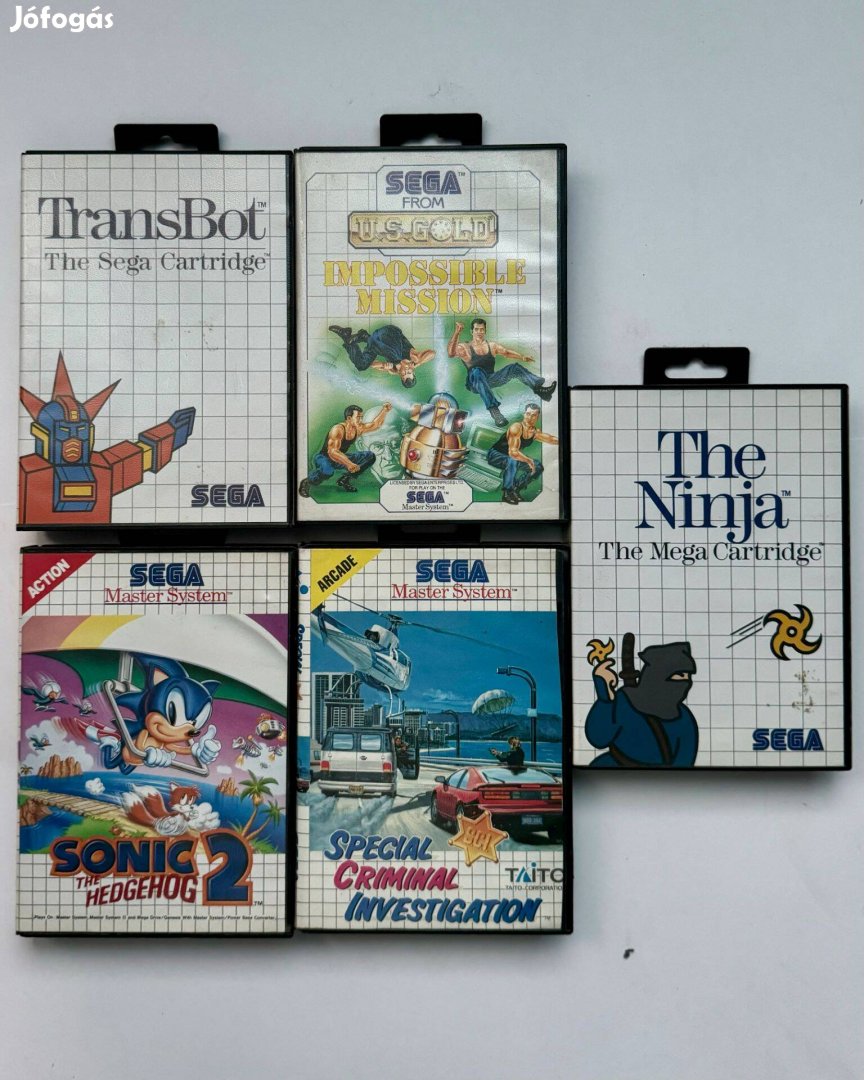 Nintendo és Sega Mastersystem játékkazik