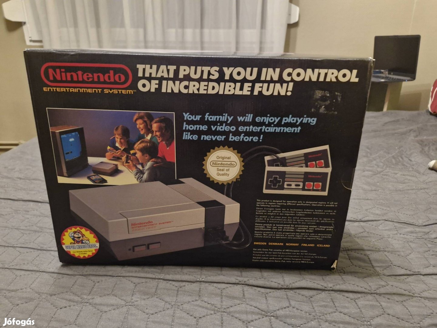 Nintendo nes doboz eladó.