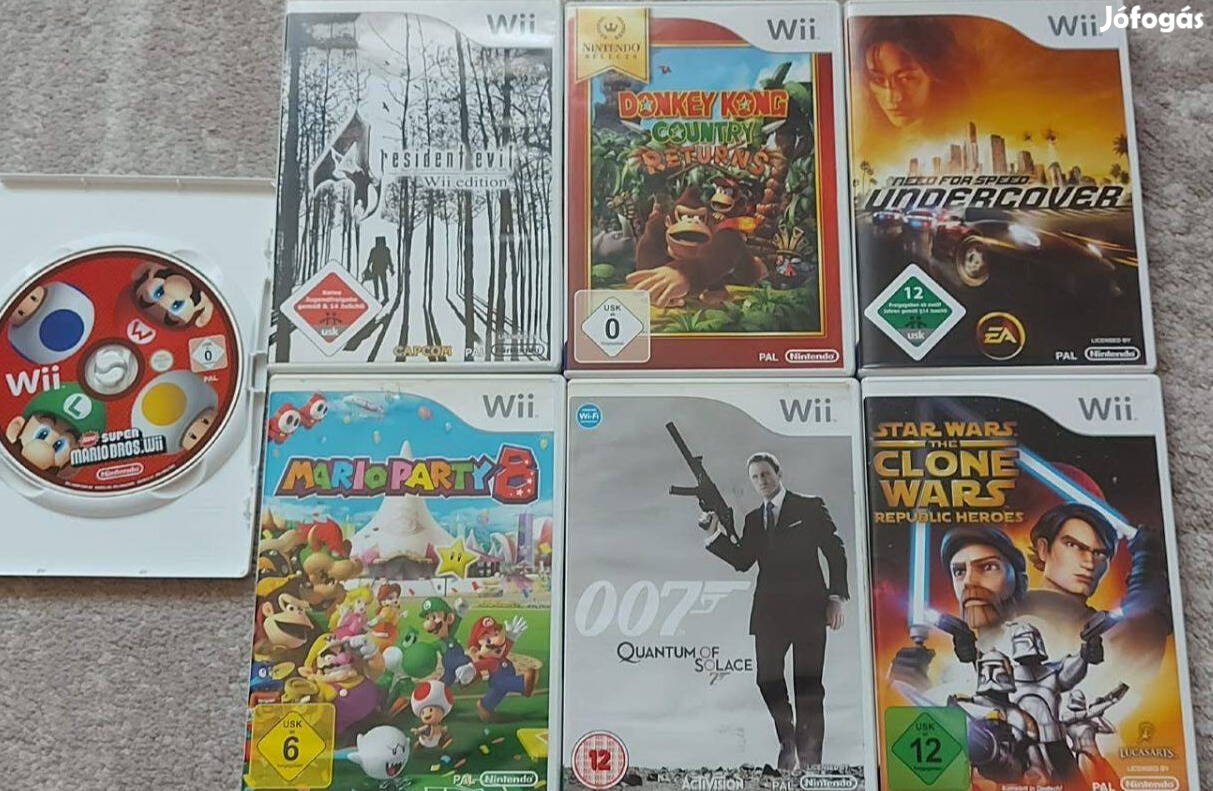 Nintendo wii játékok