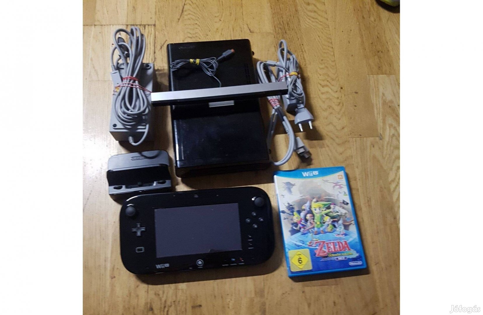 Nintendo wii u 32 gb 1 játékkal eladó