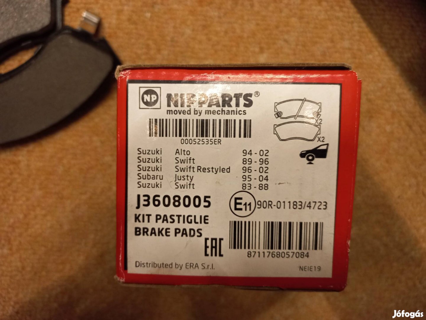 Nippart II. gen. Swift fékbetétek 