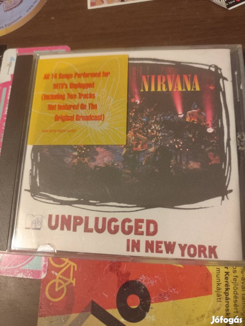 Nirvana MTV unplugged in New York CD 1993