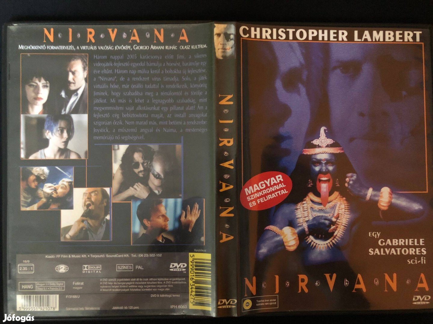 Nirvana (karcmentes, Christopher Lambert) DVD