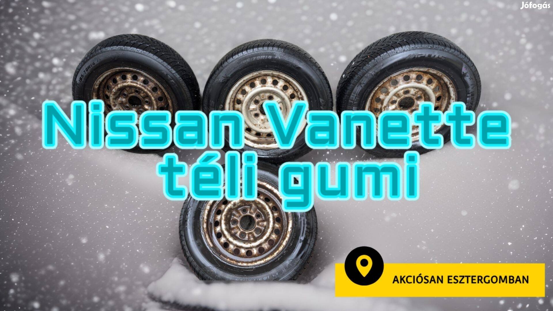 Nissan City Van téli gumi szett vanette acél felnin