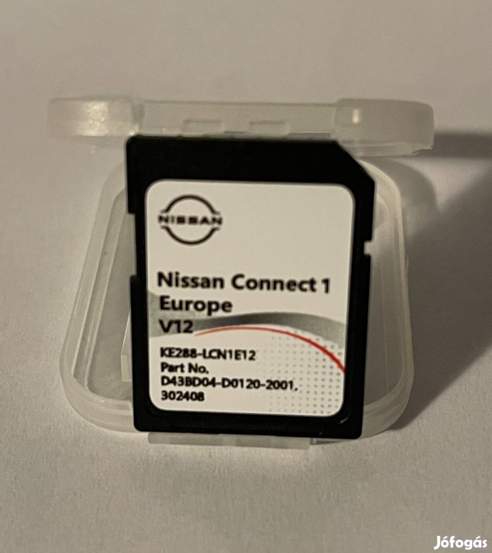 Nissan Connect1 Europe V12 2022 navigáció SD kártya