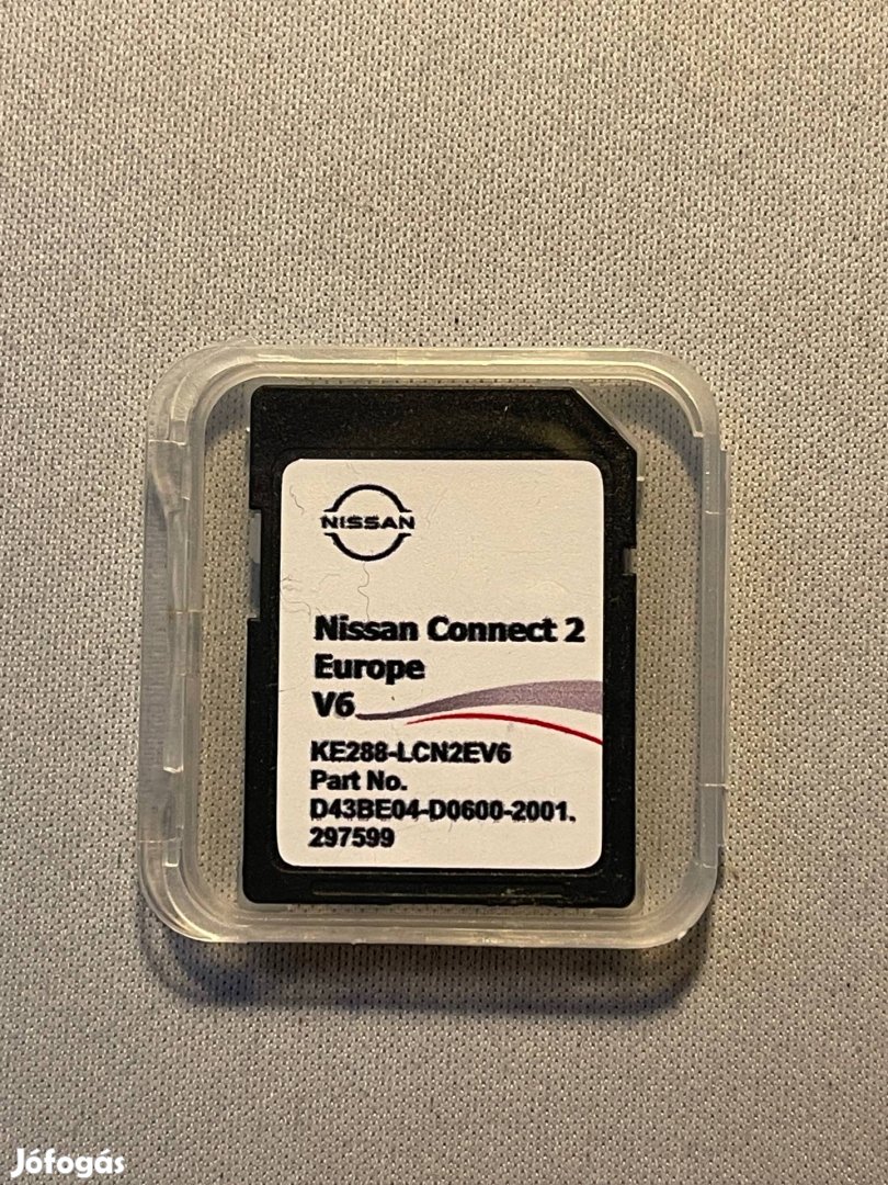 Nissan Connect2 V6 2022/23 navigáció SD kártya