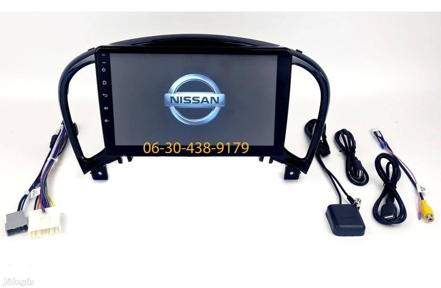 Nissan Juke Android autórádió fejegység gyári helyre 1-6GB Carplay