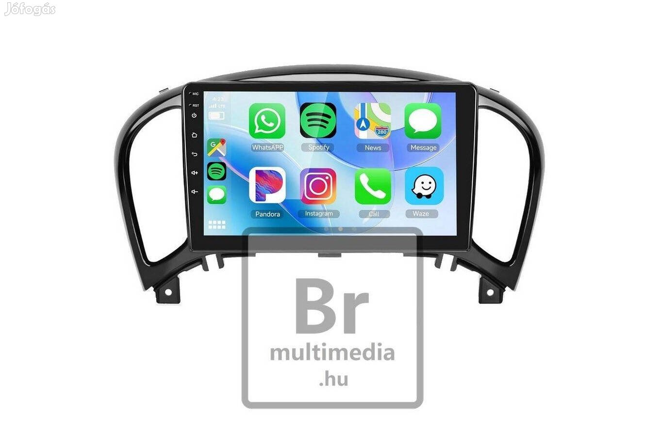 Nissan Juke Rádió Android Kijelző Multimédia Rádió Carplay Navigáció