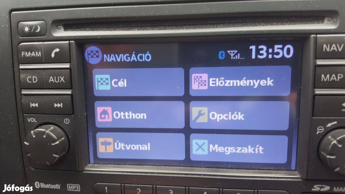 Nissan LCN1 Connect 1 magyarítás frissítés SD Juke Qashqai LCN 1