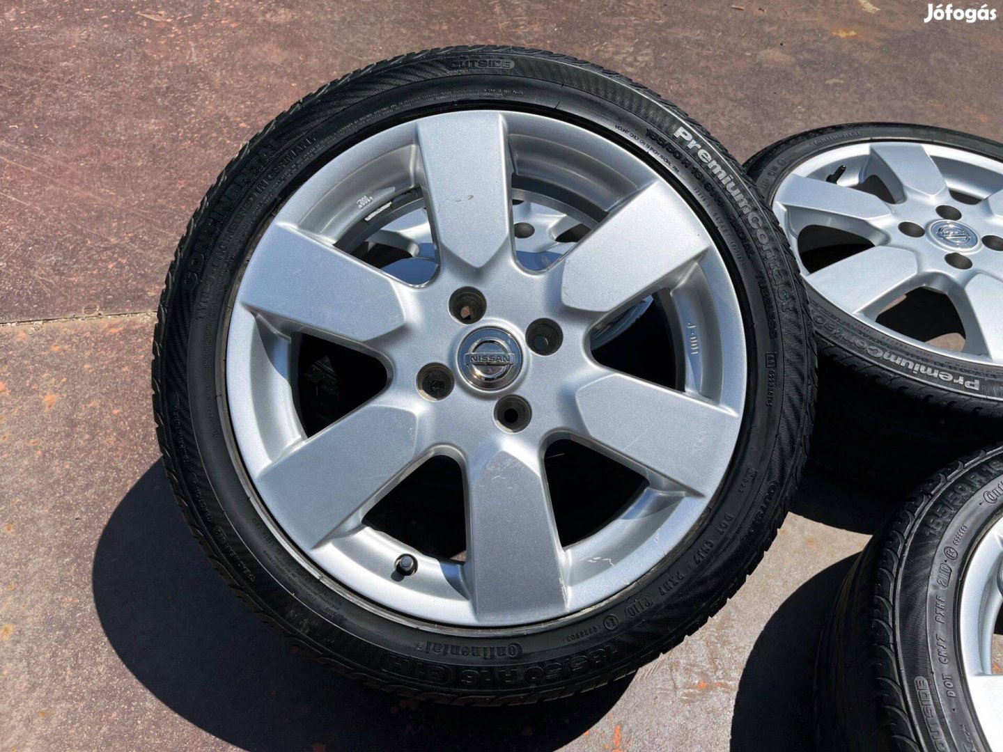 Nissan Micra 16" 4x100 gyári alufelni nyáriszett eladó 16 coll